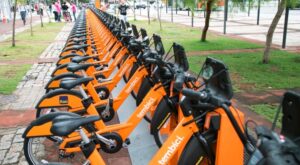 Estação de Bike Itaú no Rio de Janeiro