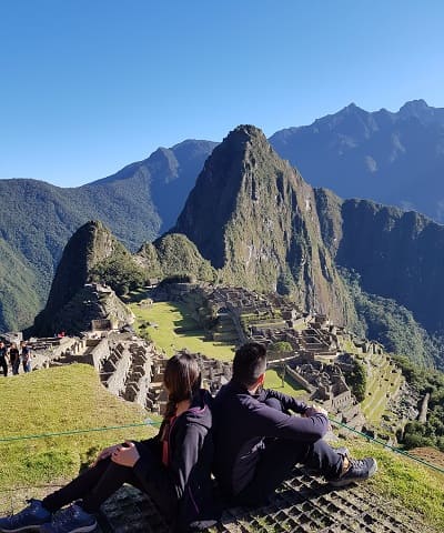 Foto clássica em Machu Picchu